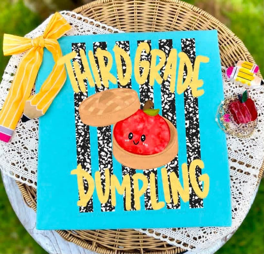Third Grade Dumpling Back to School DTF Transfer