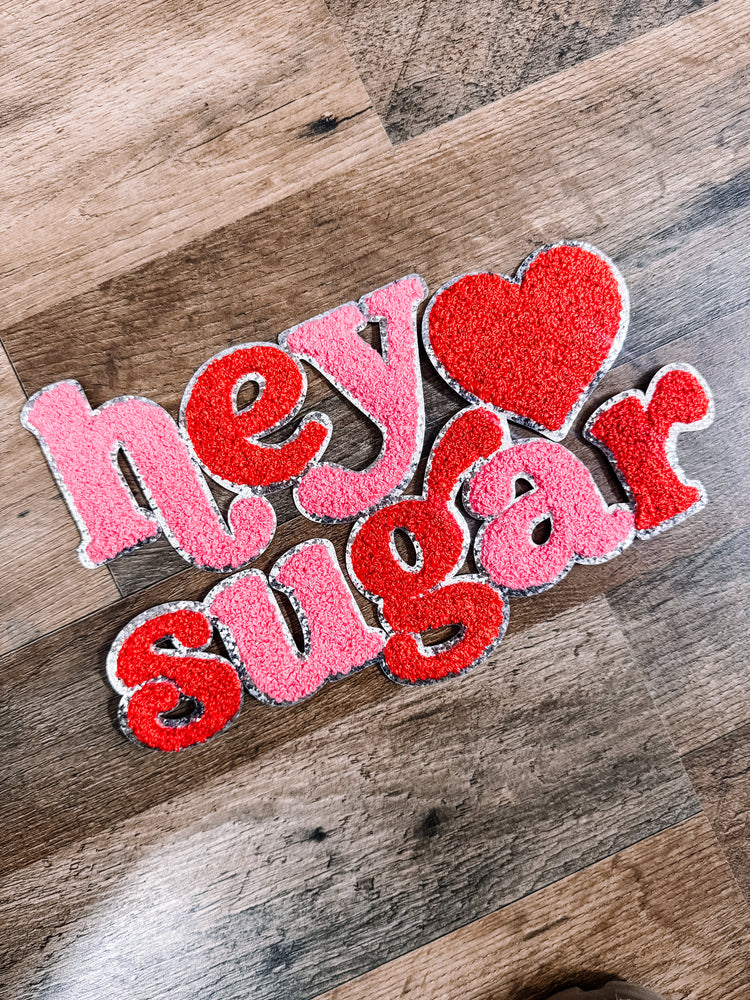 Hey Sugar Chenille Patch