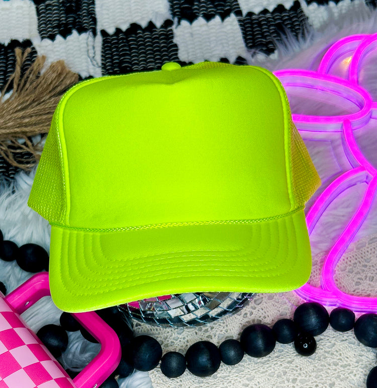 Neon Green Otto Trucker Hat