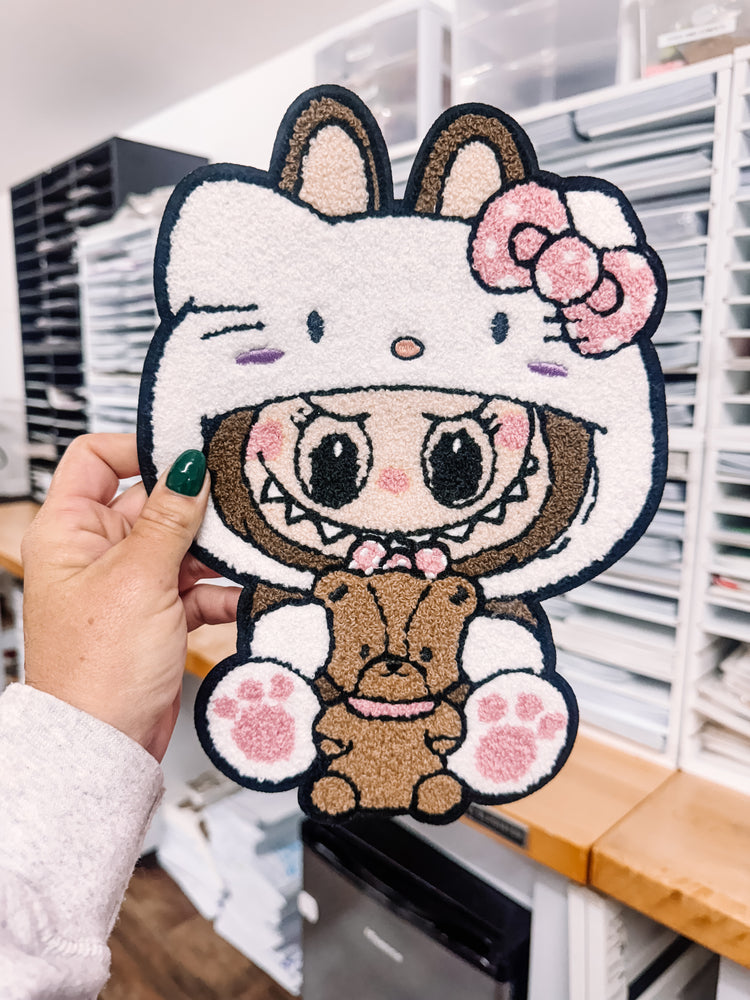 Kitty Monster Sequin Patch (Adult Size)