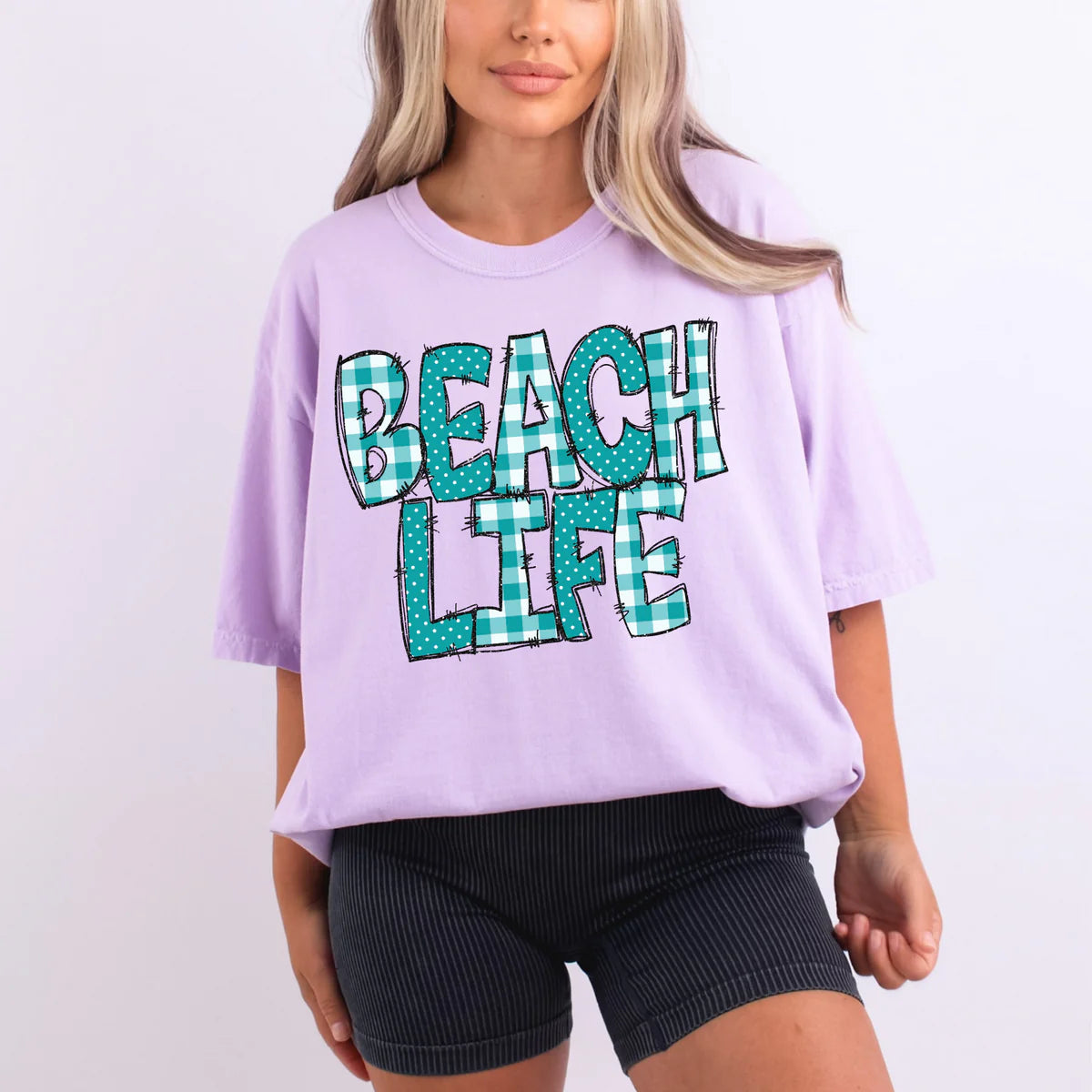 Beach Life Patchwork Summer DTF Transfer