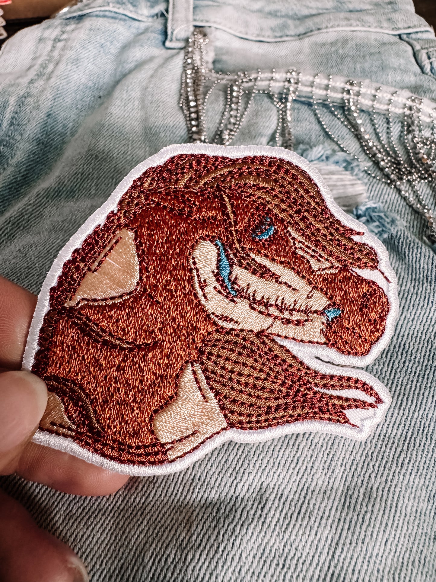 Quarter Horse Western Horse Hat/Pocket Patch