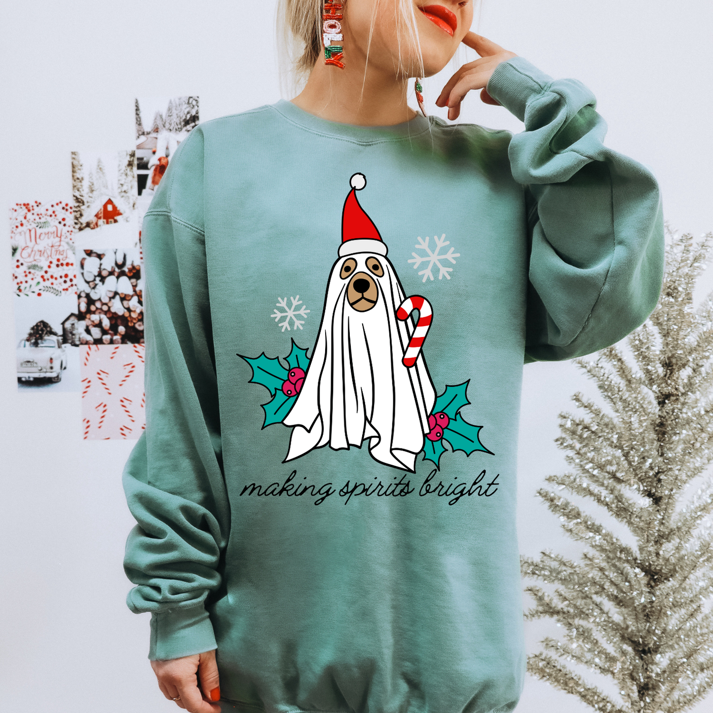 Making Spirits Bright DTF Transfer