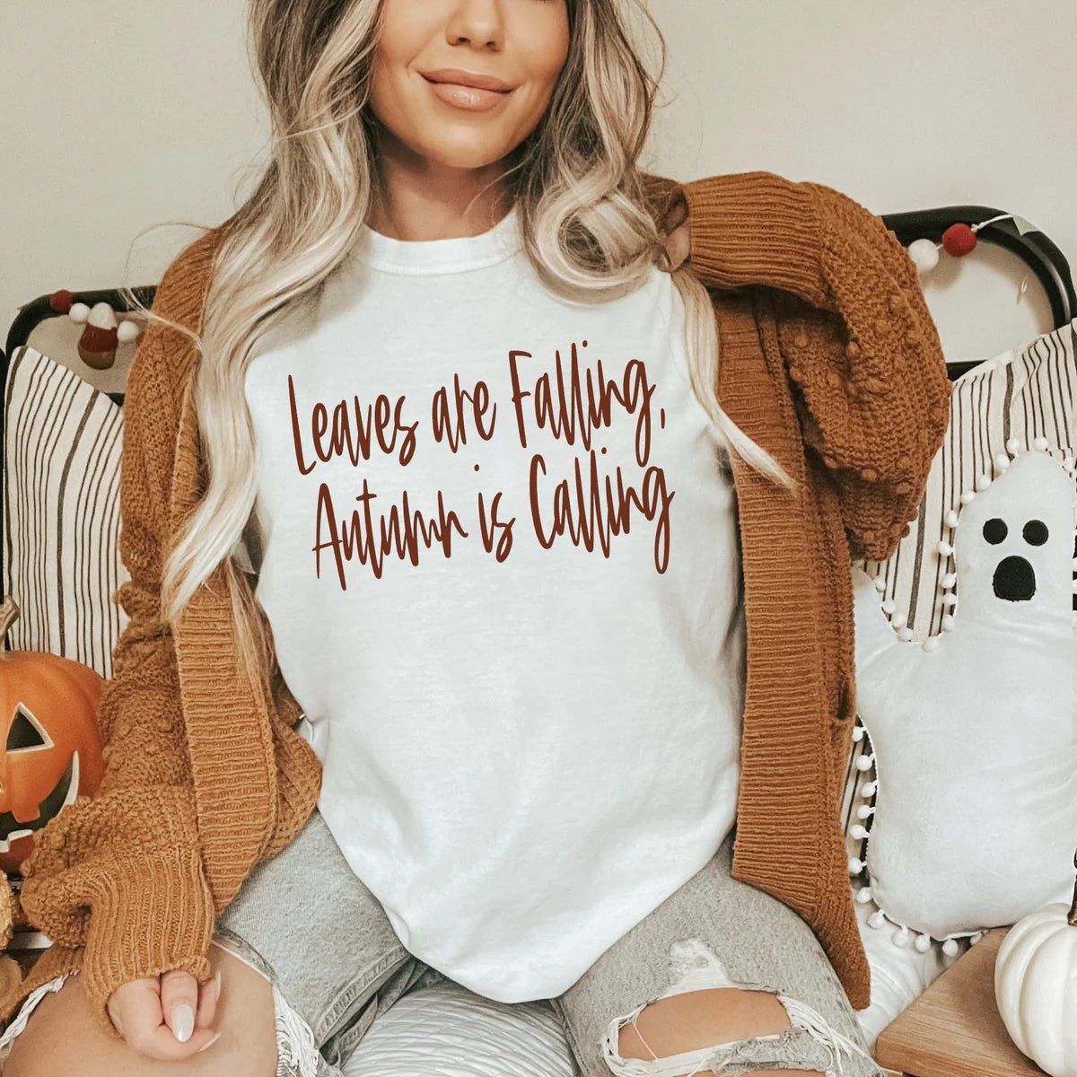 Leaves are Falling Autumn is Calling Fall DTF Transfer