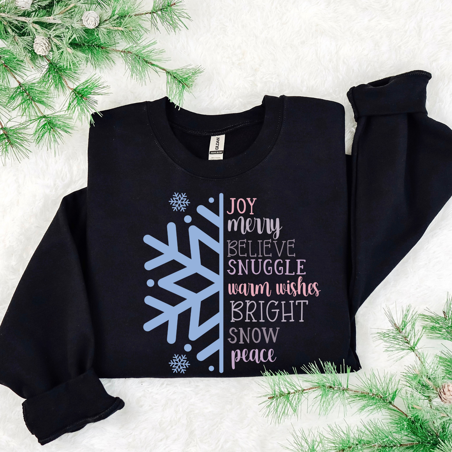 Christmas Snowflake DTF Transfer