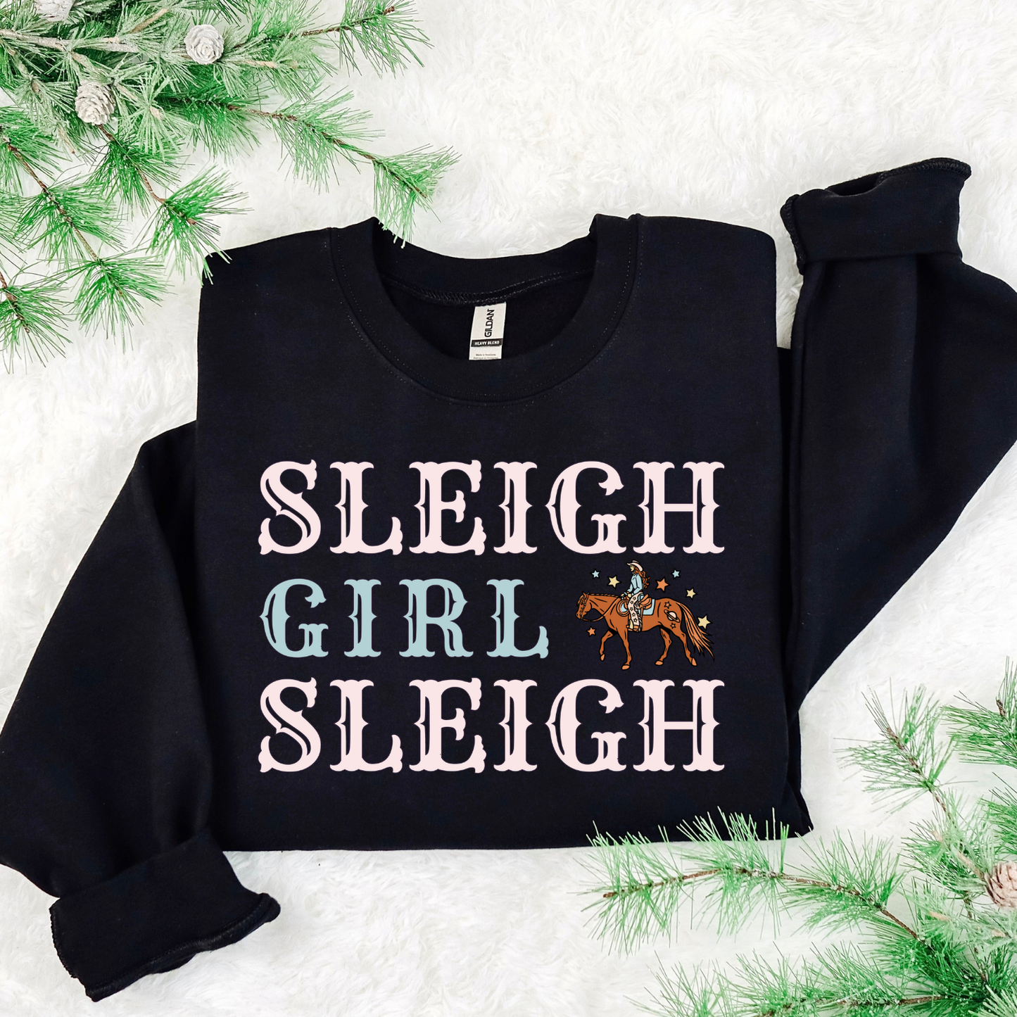 Sleigh Girl Sleigh DTF Transfer