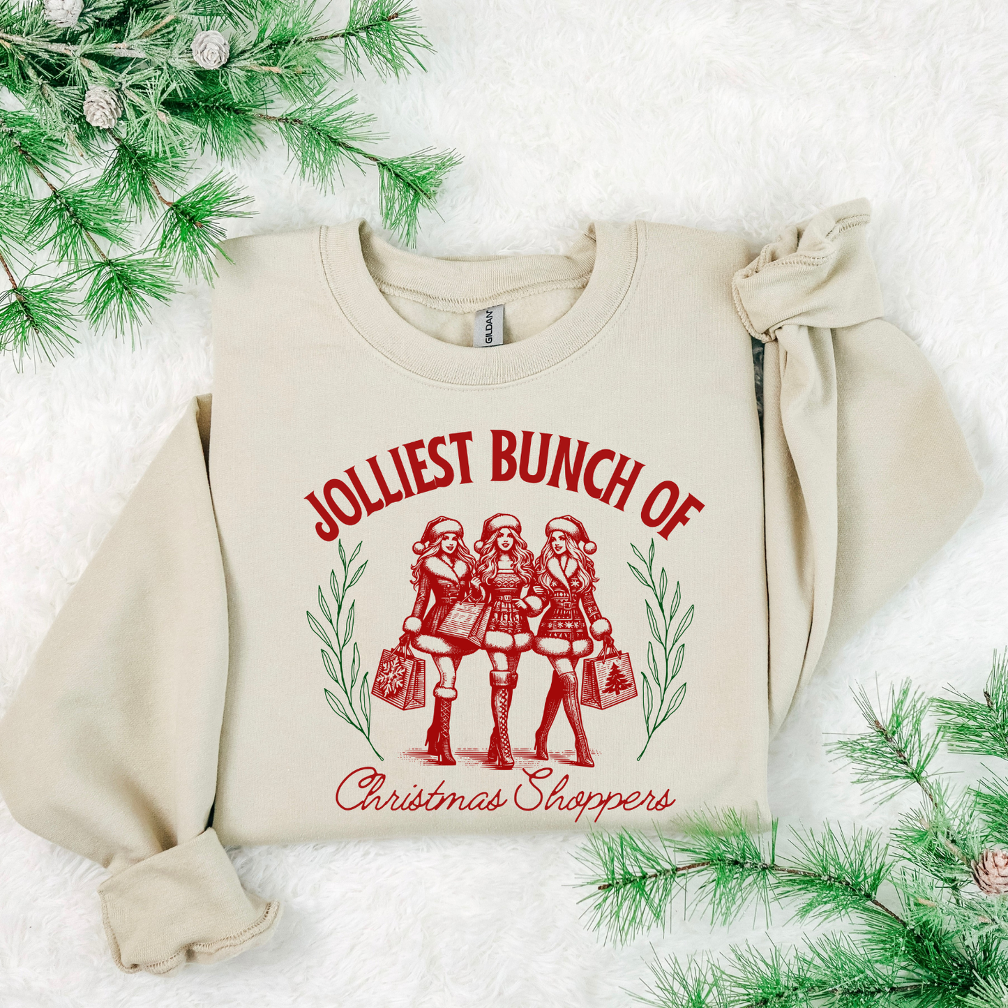 Christmas Shoppers DTF Transfer