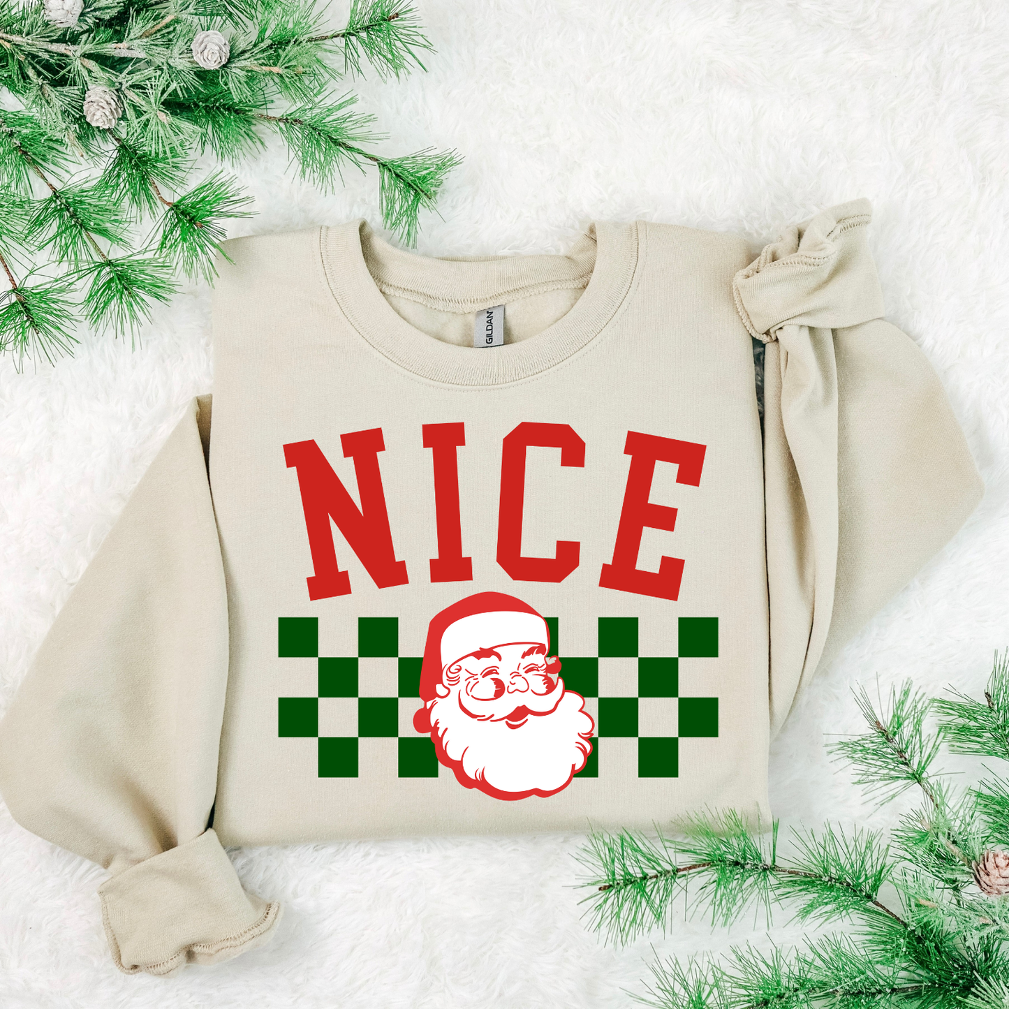 Checkered Nice DTF Transfer