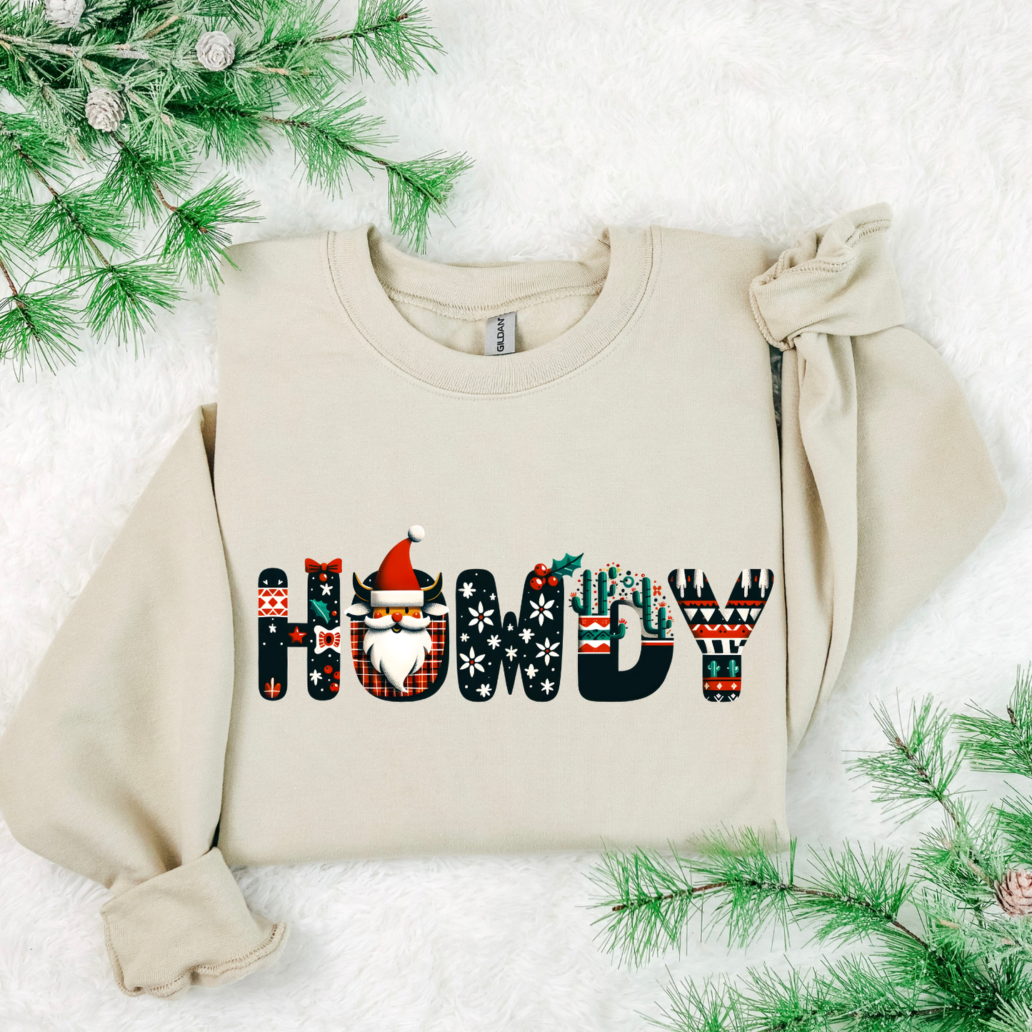 Christmas Howdy DTF Transfer