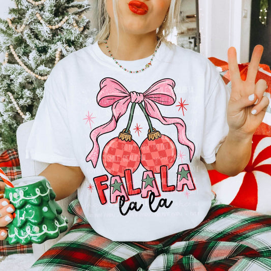 Fa La La La Christmas DTF Transfer