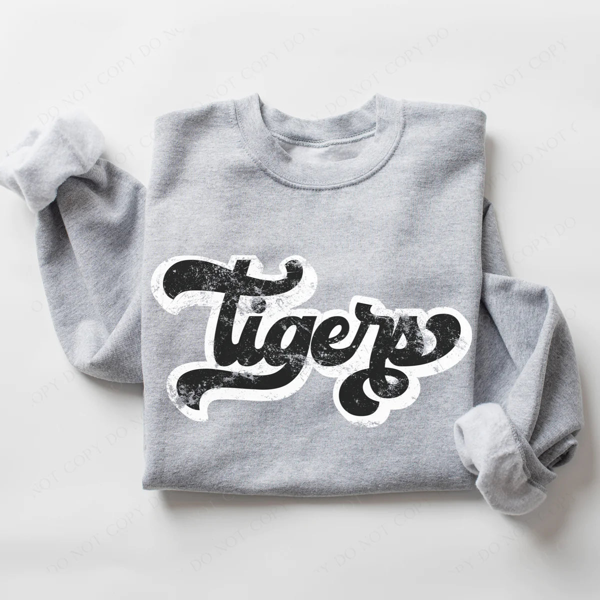 Tigers School Spirit Retro DTF Transfer