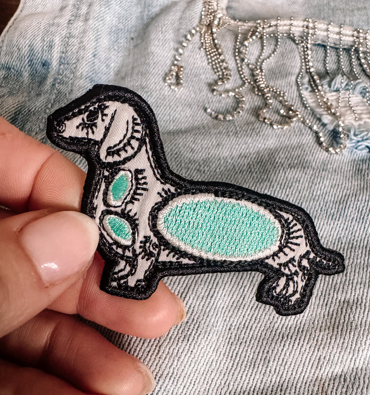 Western Weiner Dog Hat/Pocket Patch