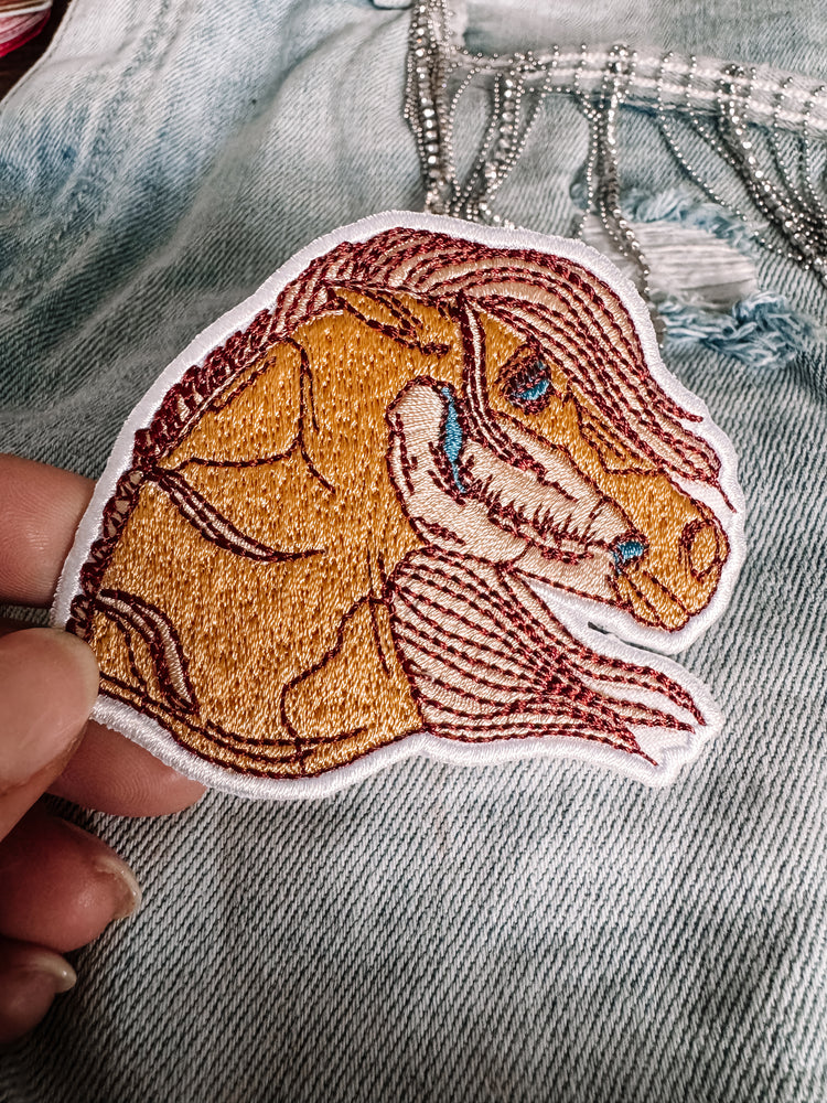 Palimino Western Horse Hat/Pocket Patch