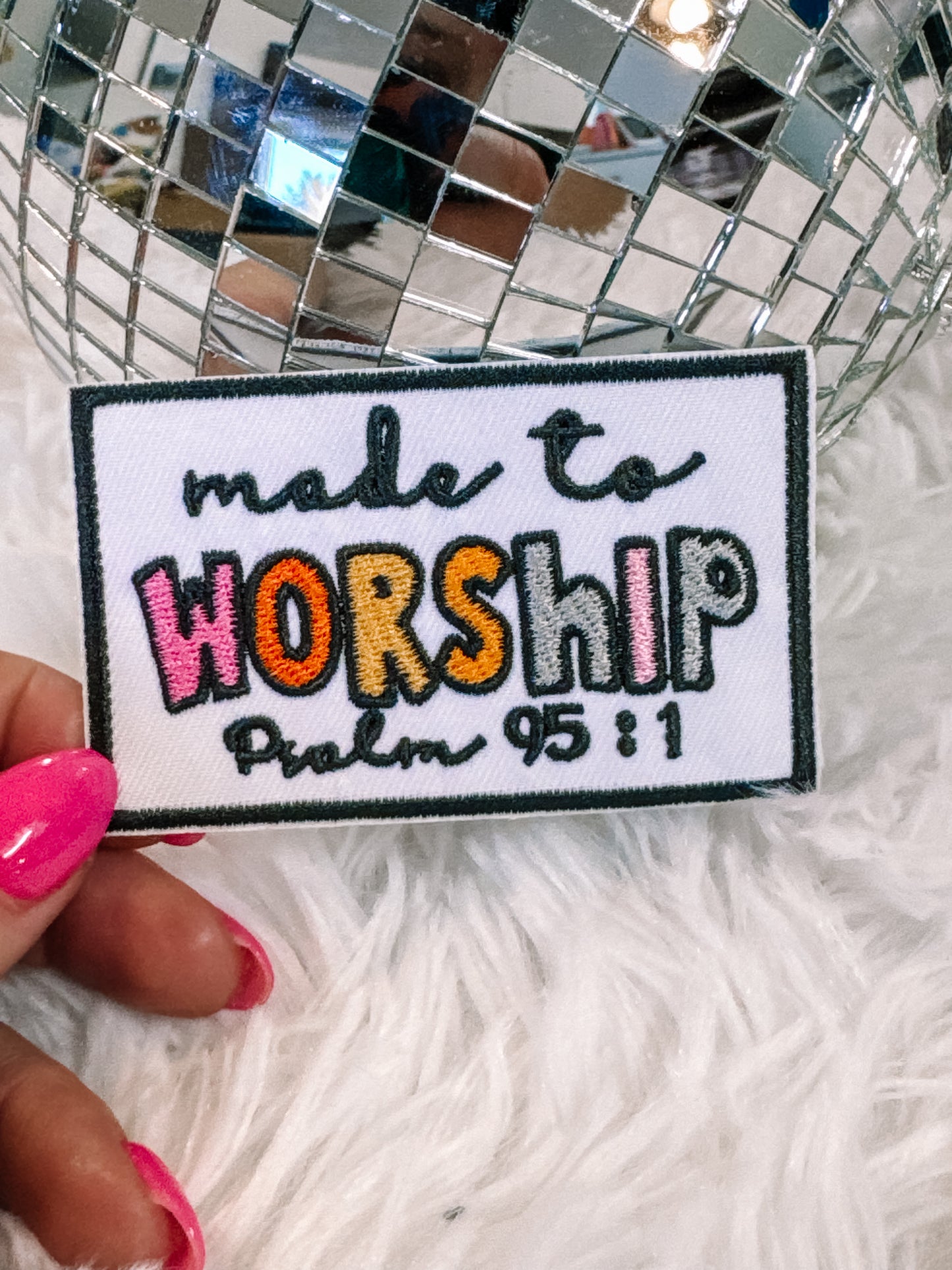 Made to Worship Hat/Pocket Patch
