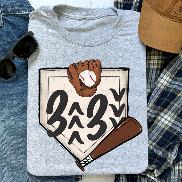 3 Up 3 Down PNG Digital Download