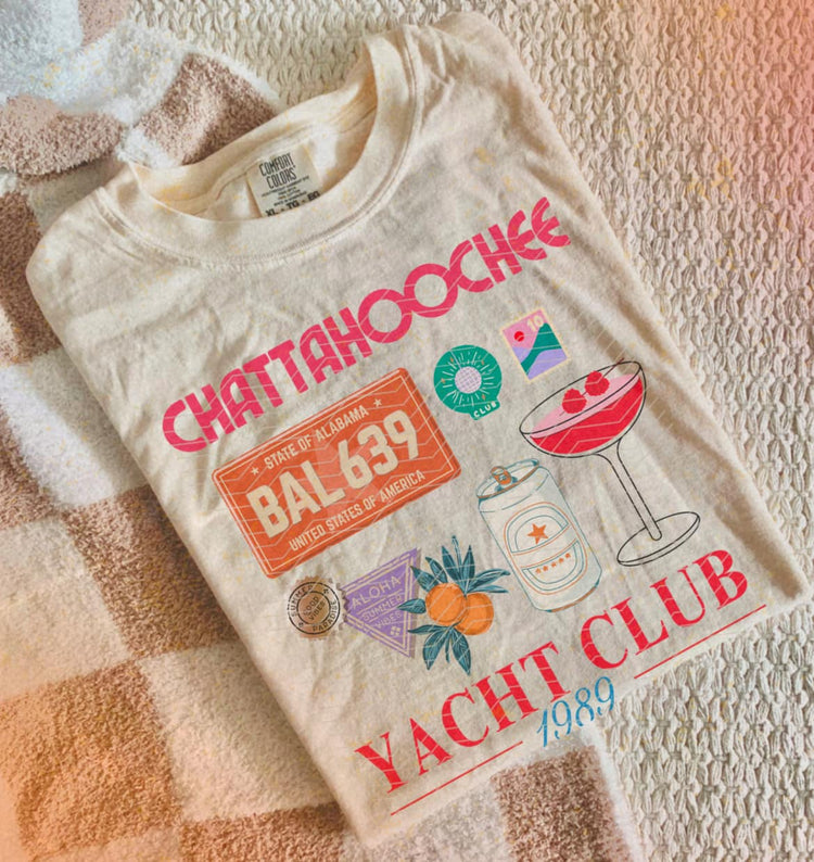 Chattahoochee Yacht Club Trendy Summer DTF Transfer