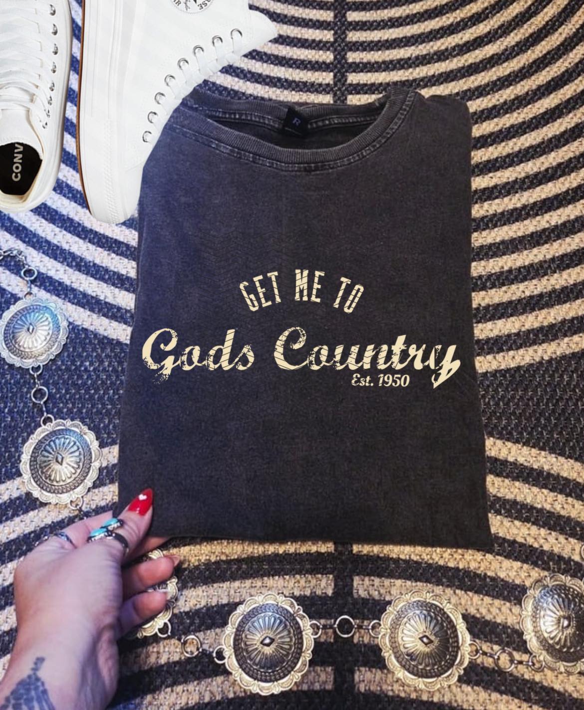 Get me to God's Country 2 Western DTF Transfer