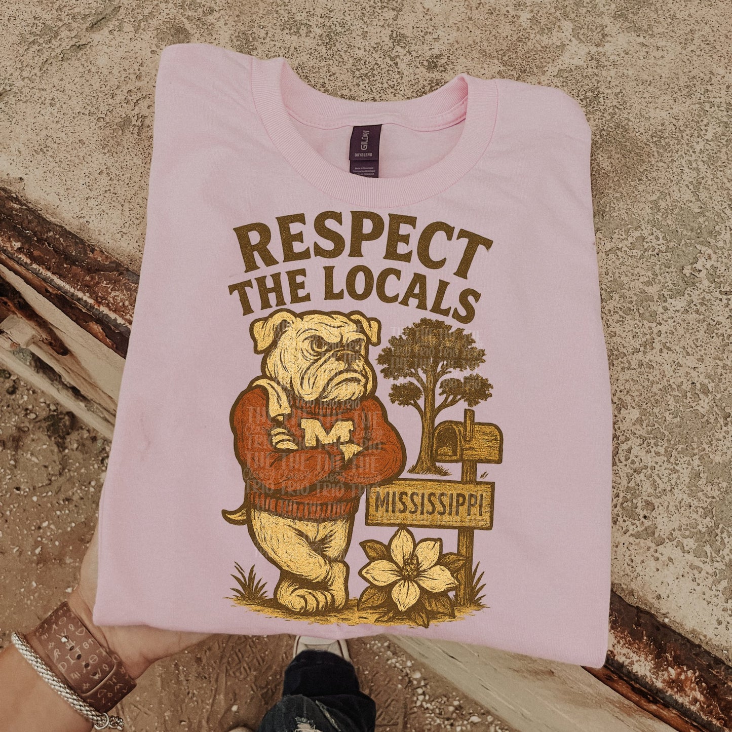 Respect the Locals Mississippi DTF Transfer