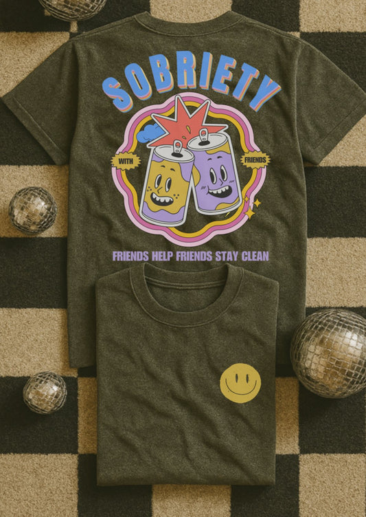 Sobriety Friends Help Friends Stay Clean with Pocket DTF Transfer