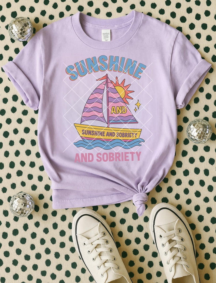 Sunshine & Sobriety DTF Transfer