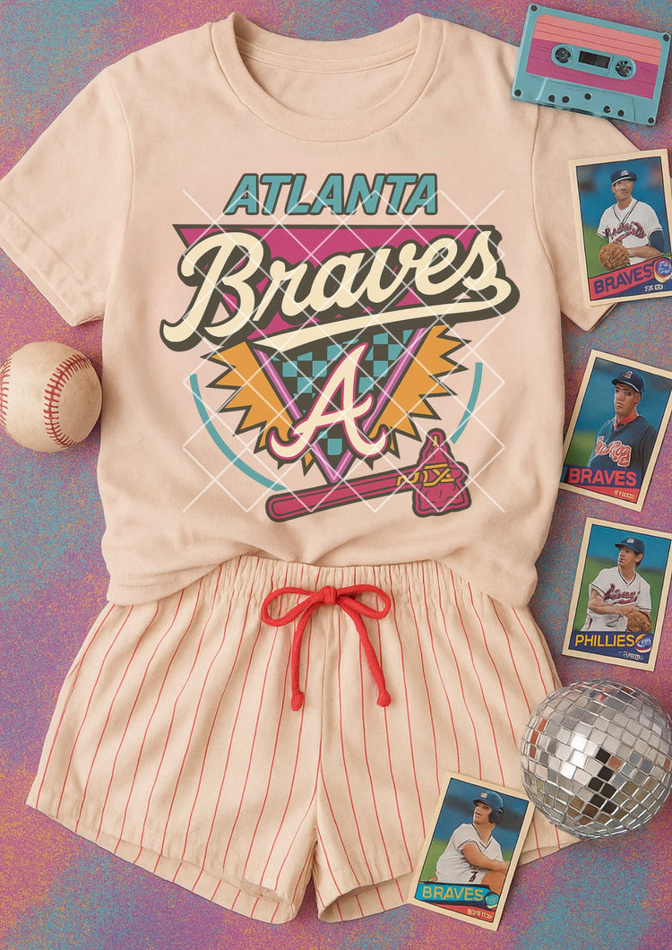 Vintage Braves DTF Transfer