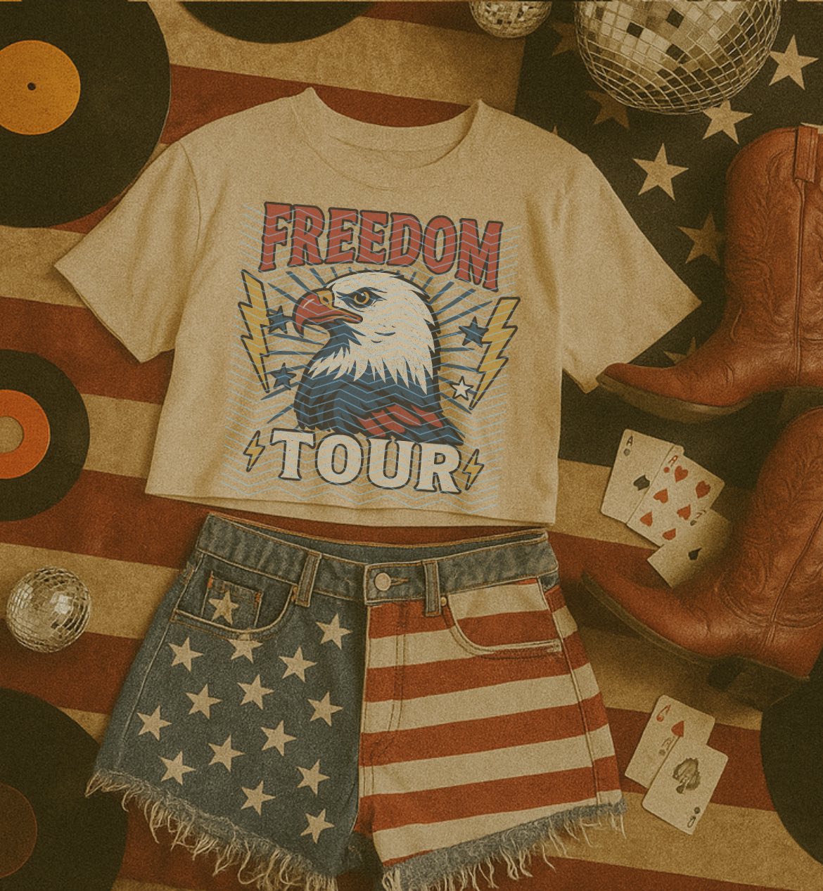 Freedom Tour DTF Transfer