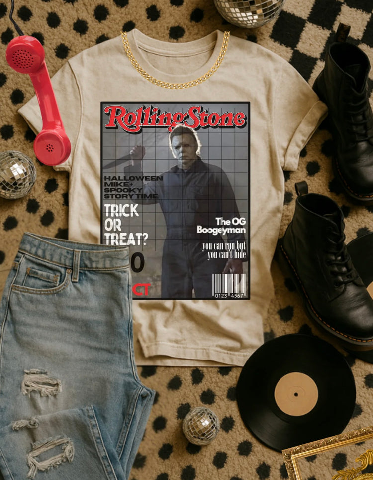 Magazine Mike Halloween DTF Transfer