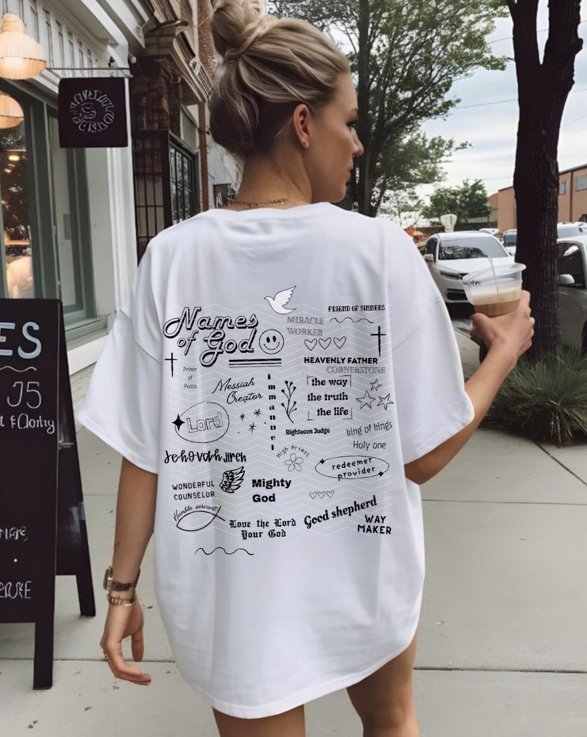 Name Of God (Black) DTF Transfer