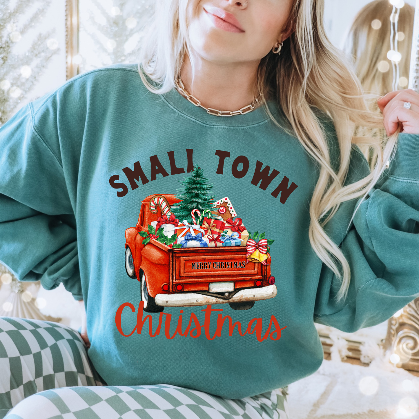 Small Town Christmas DTF Transfer