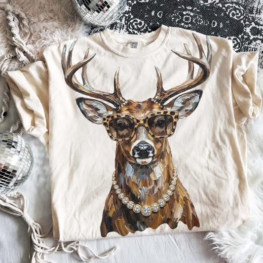 Preppy Deer DTF Transfer