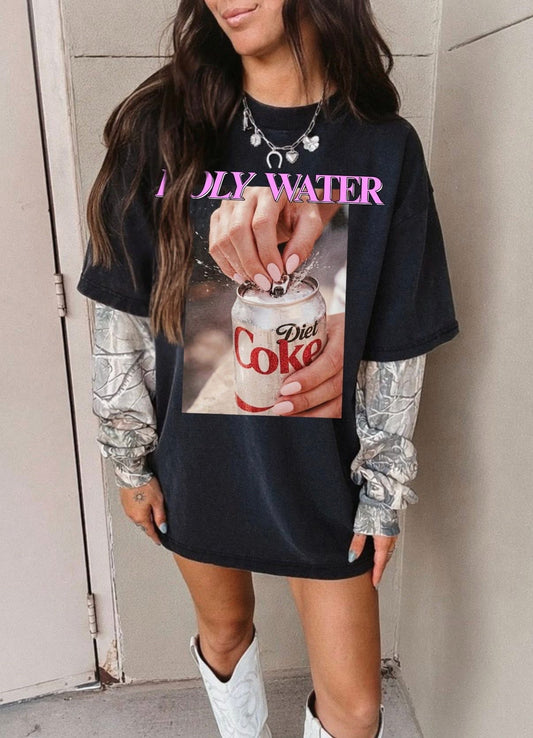 Holy Water Diet Cola DTF Transfer