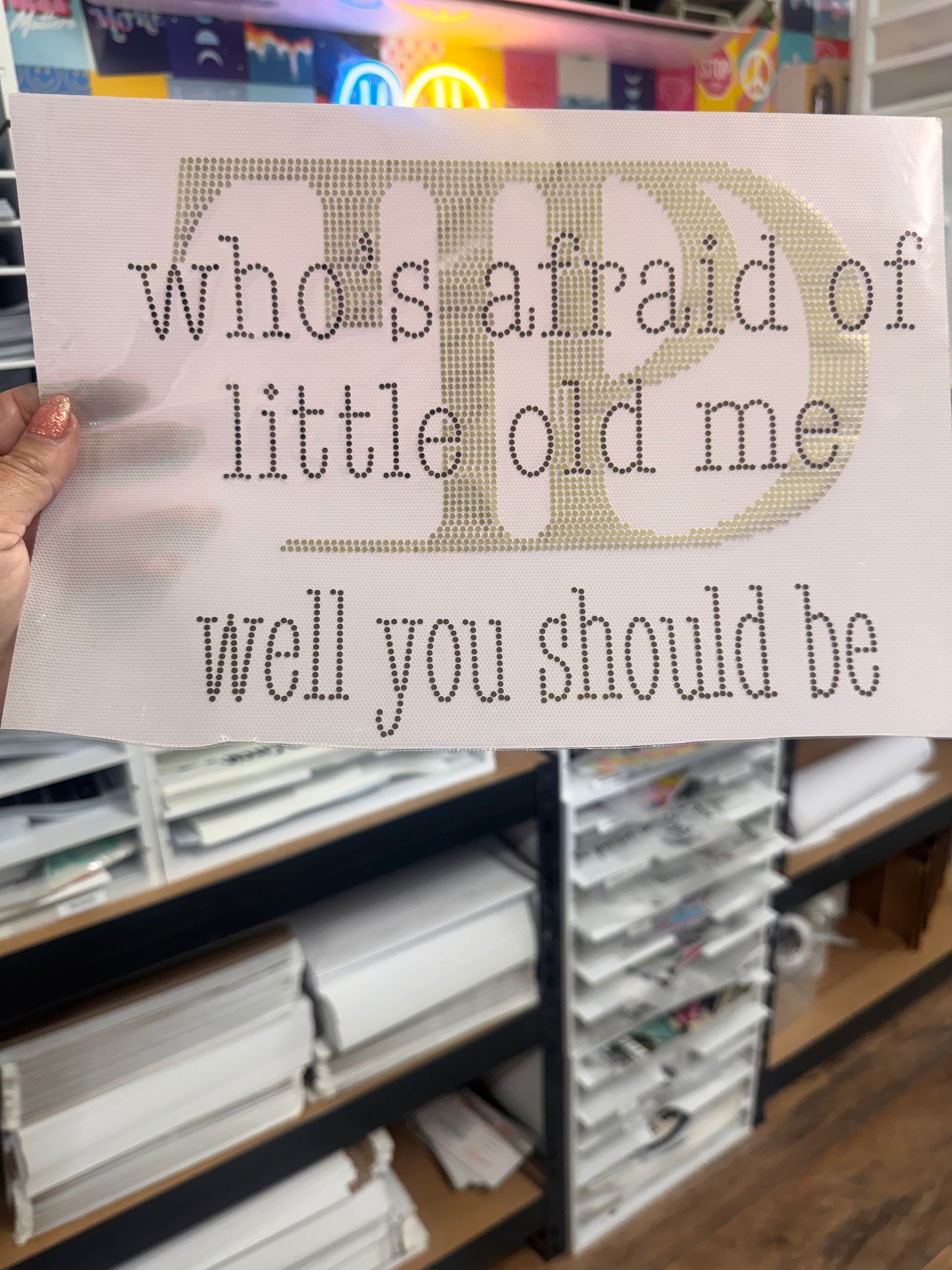 Little Ol’ Me Spangle Transfer