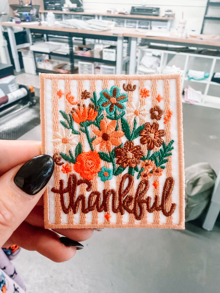 Thankful Hat/Pocket Patch