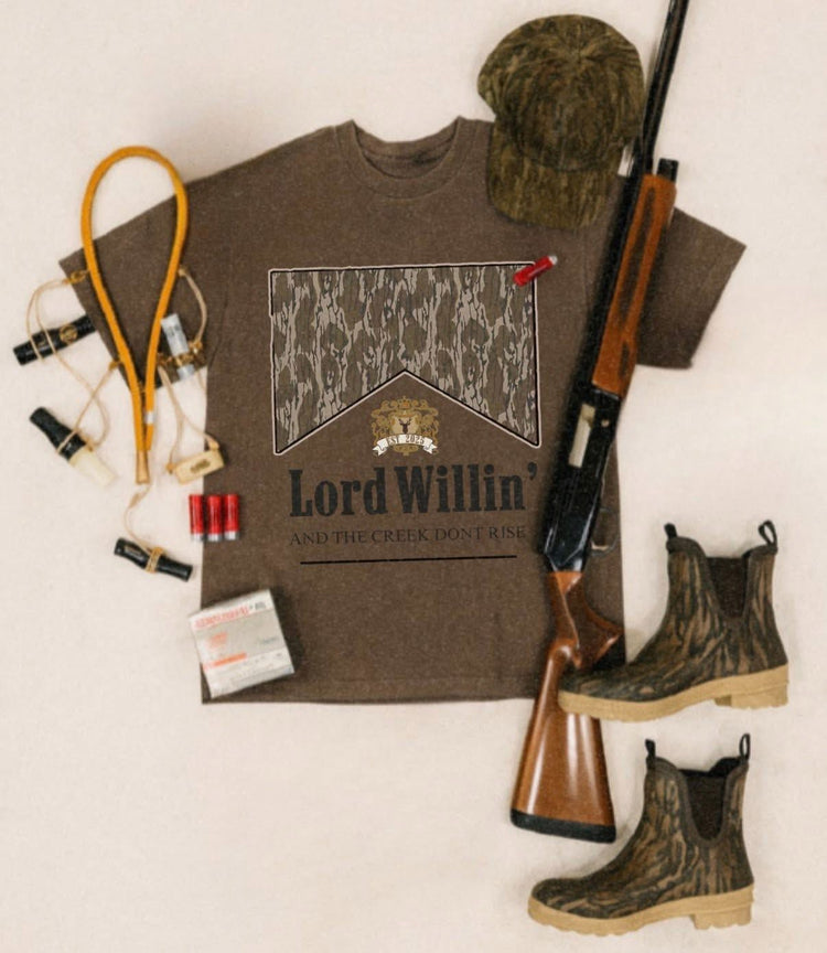 Lord Willin’ Country Faith DTF Transfer