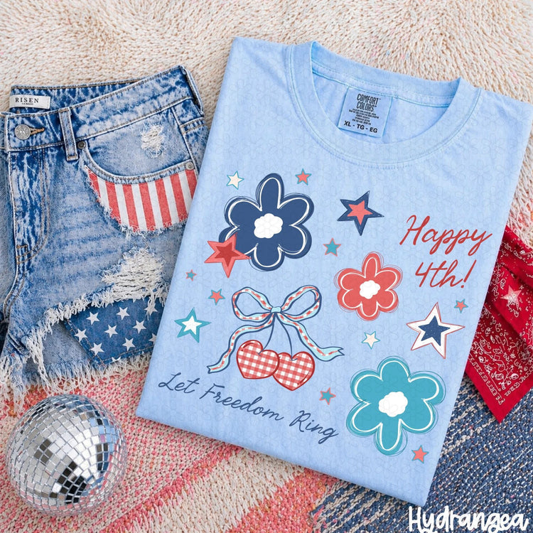 Let Freedom Ring 4th of July DTF Transfer
