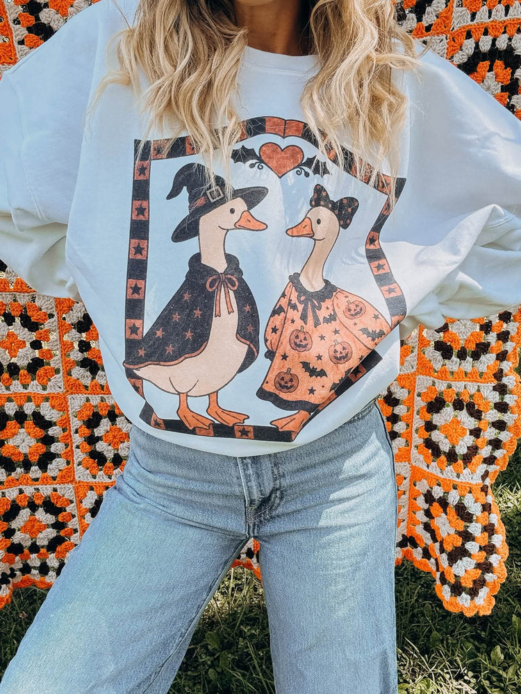 Thrifted Halloween Geese DTF Transfer
