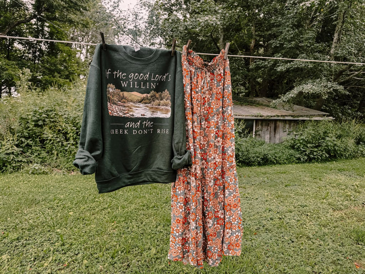 If The Good Lord's Willing & The Creek Don't Rise DTF Transfer