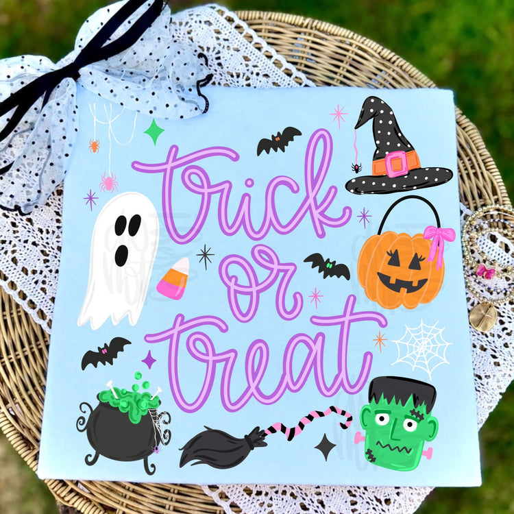 Trick of Treat Halloween DTF Transfer