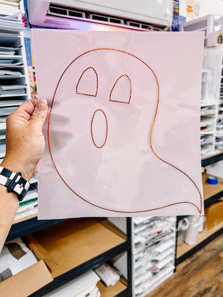 Orange Ghost Spangle Transfer