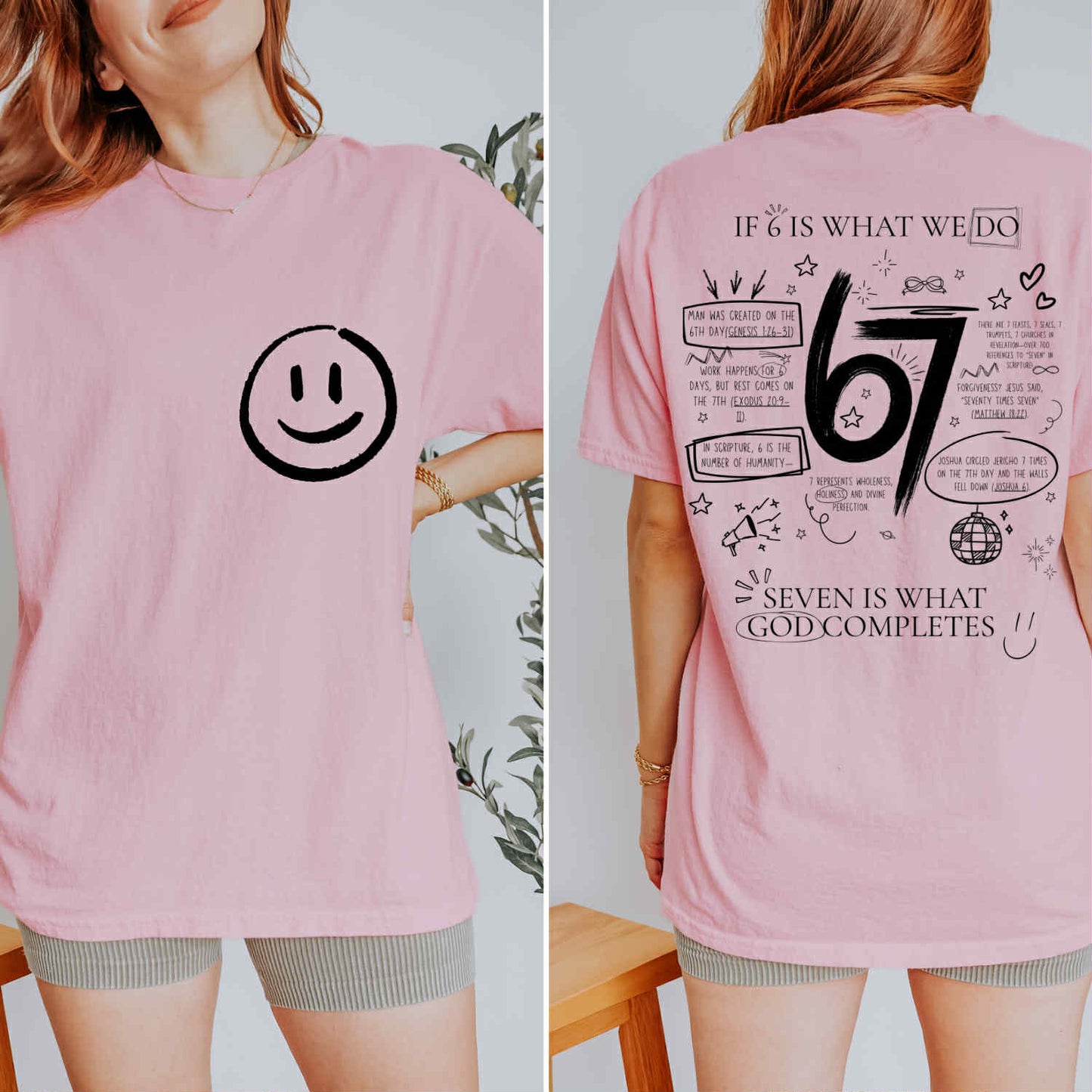 6 7 Is What God Completes DTF Transfer