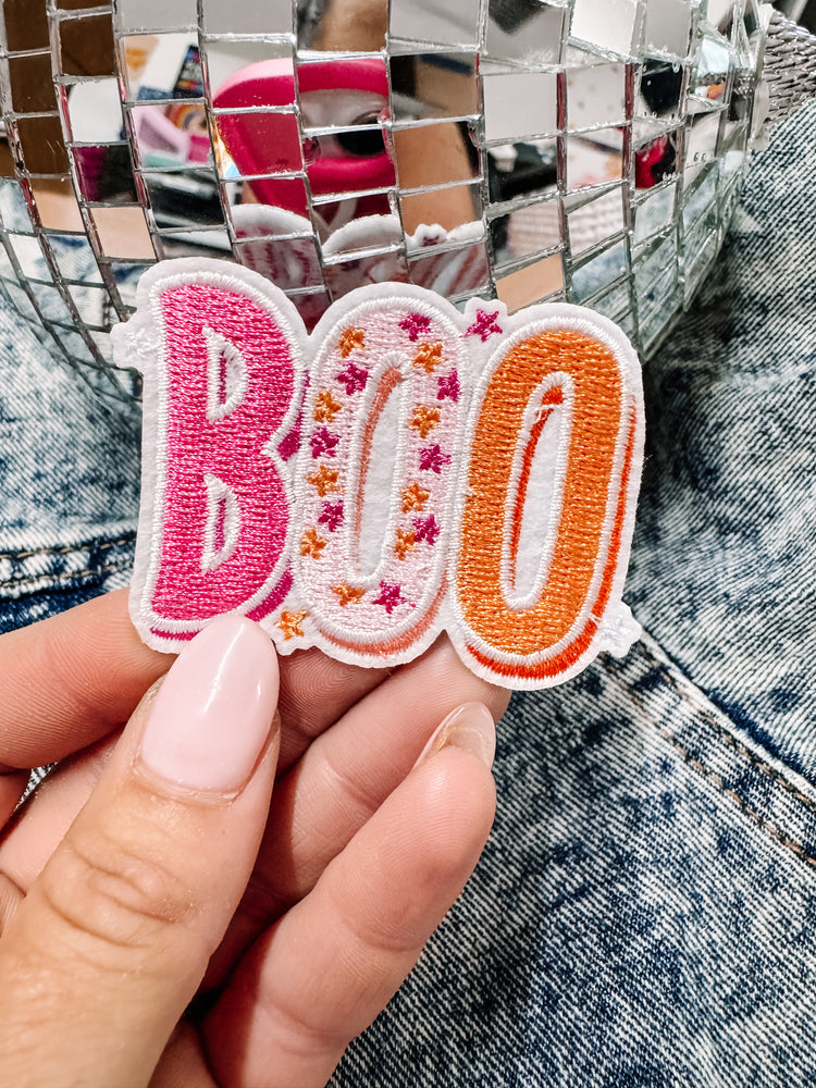 Boo Halloween Hat/Jacket Patch