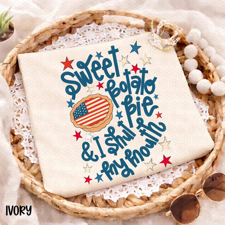 Sweet Potato Pie 4th of July DTF Transfer