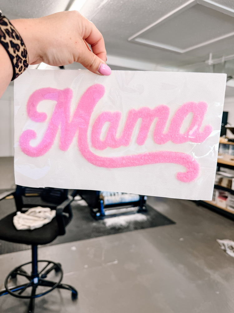 Mama Pink Fuzzy Patch (Adult Size)