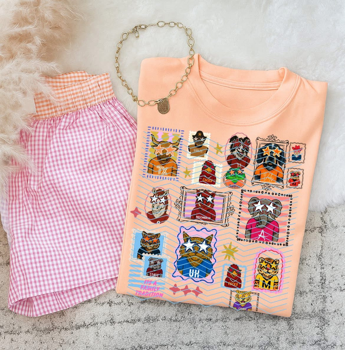 Vintage Conference Stamp Football DTF Transfer