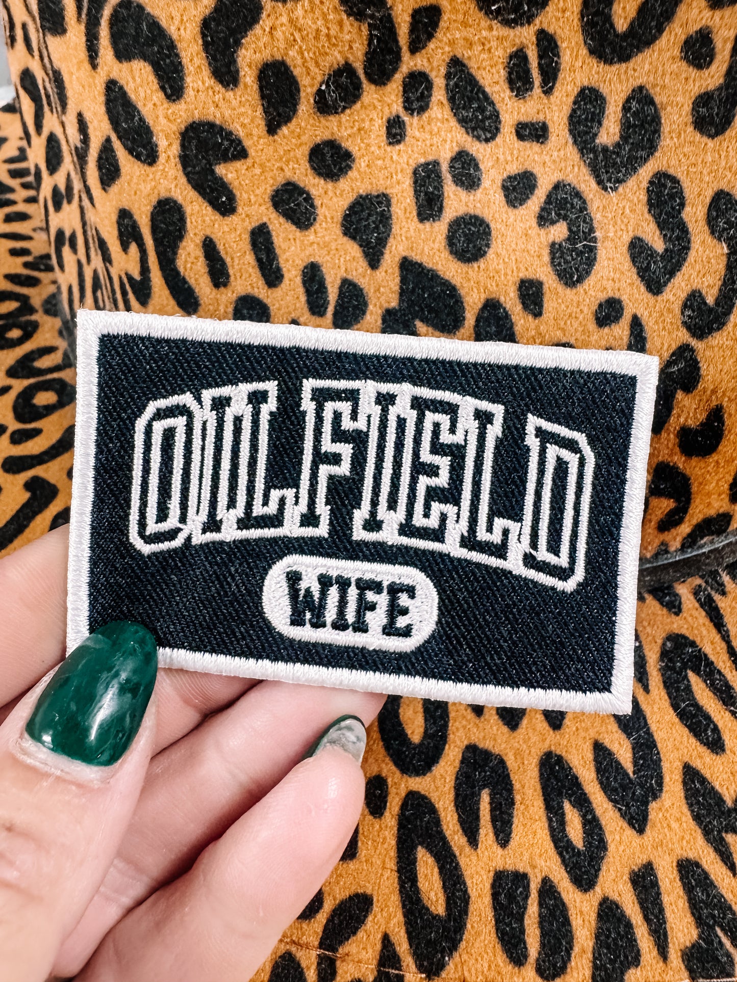 Oilfield Wife Hat/Pocket Patch