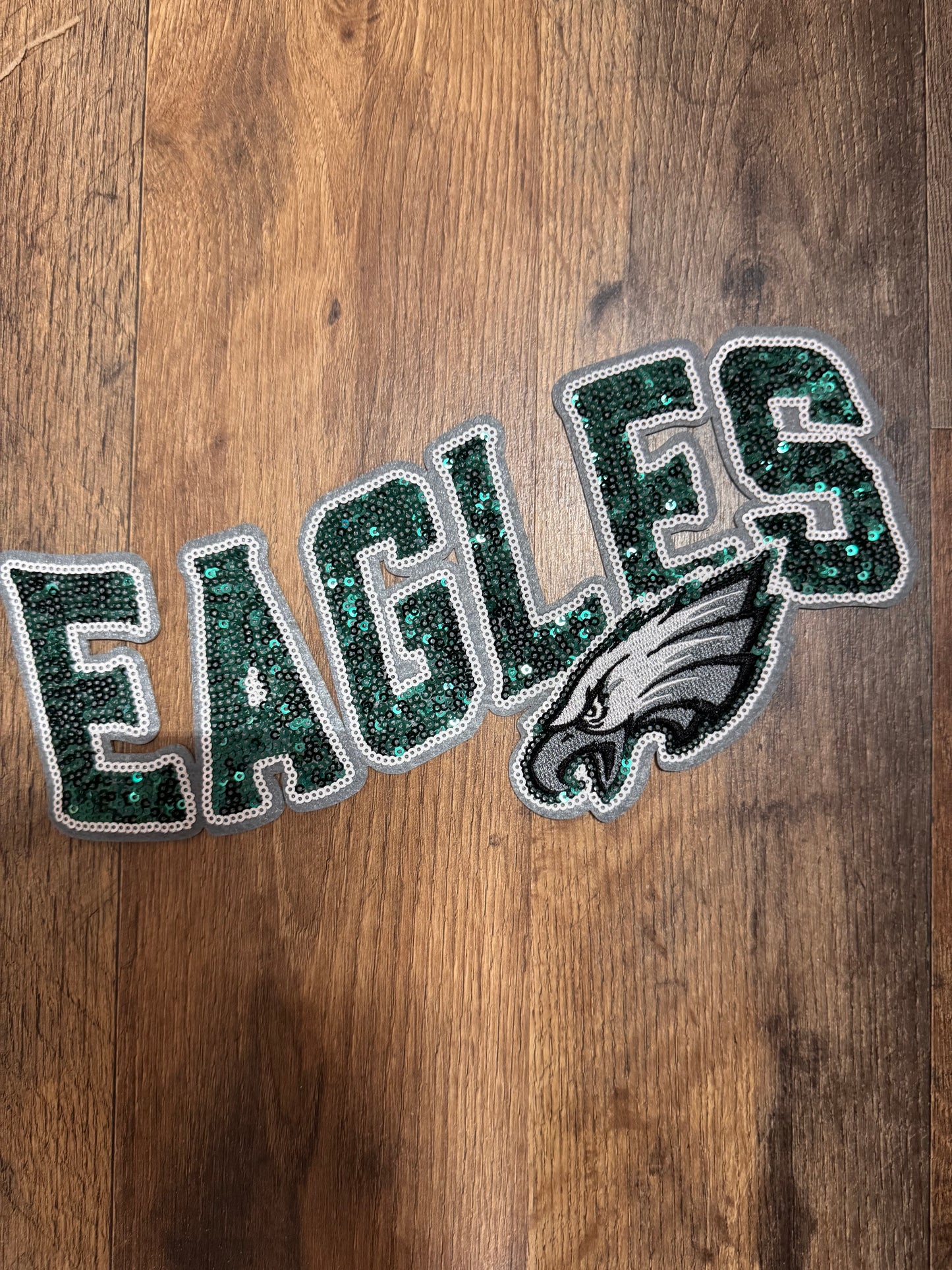 Eagles Sequin Chenille Patch (Adult Size) MM