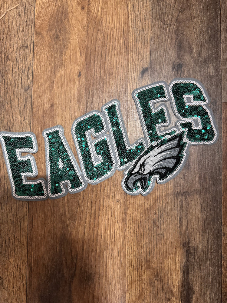 Eagles Sequin Chenille Patch (Adult Size) MM