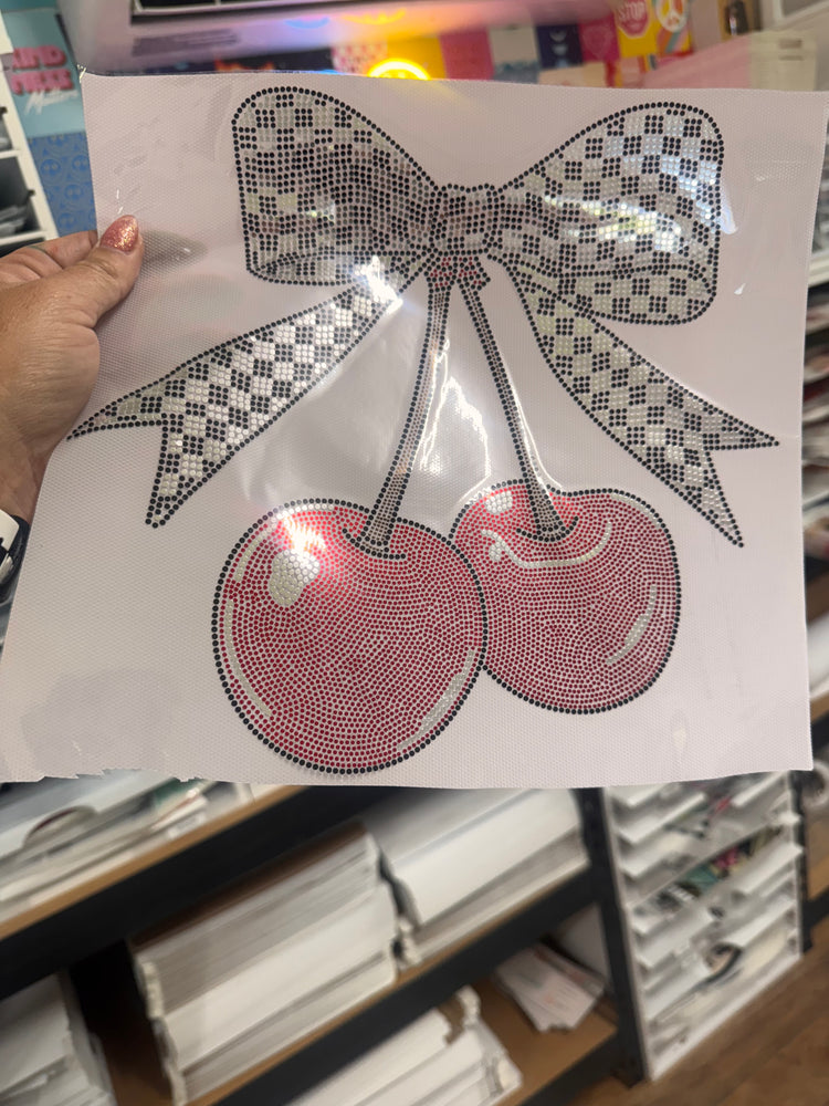 Cherry Spangle Transfer