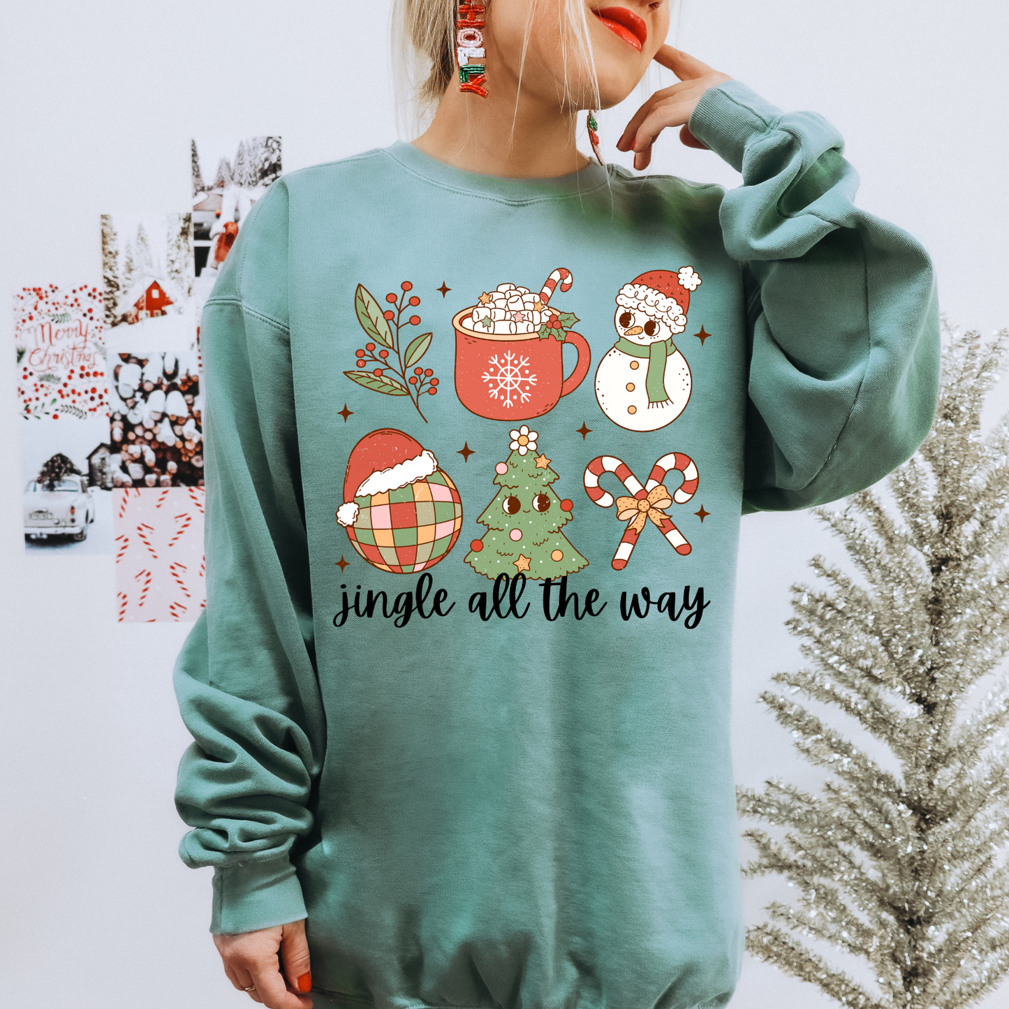 Jingle All The Way DTF Transfer