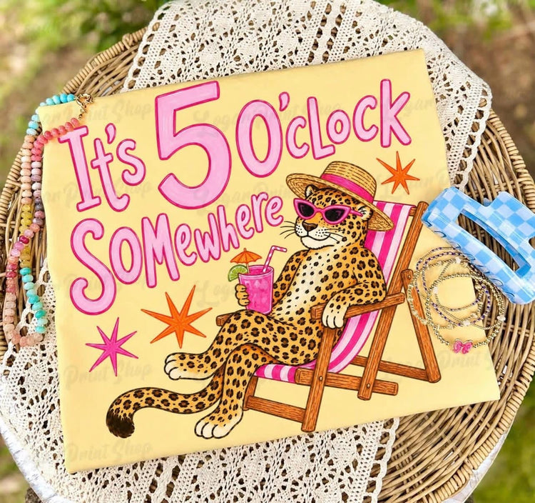 It’s 5:00 Somewhere Summer DTF Transfer